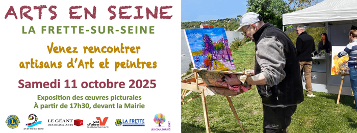 Arts en Seine - La Frette-sur-Seine - 11 octobre 2025