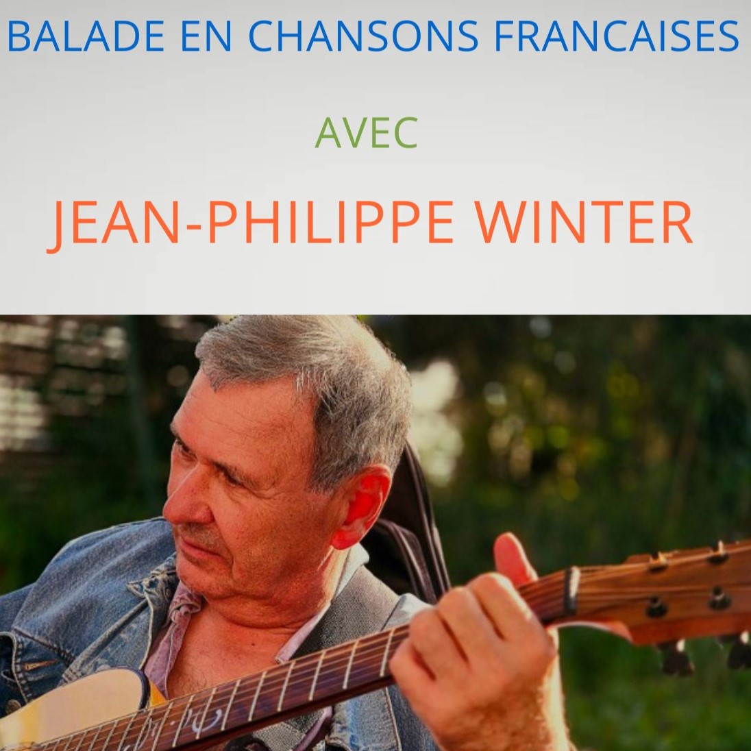 Concert avec Jean-Philippe Winter