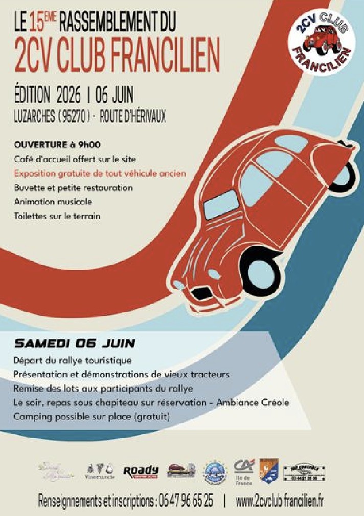 2CV Francilien - Luzarches - 2026