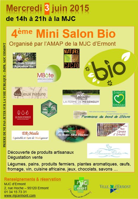 4e mini salon bio MJC ERMONT