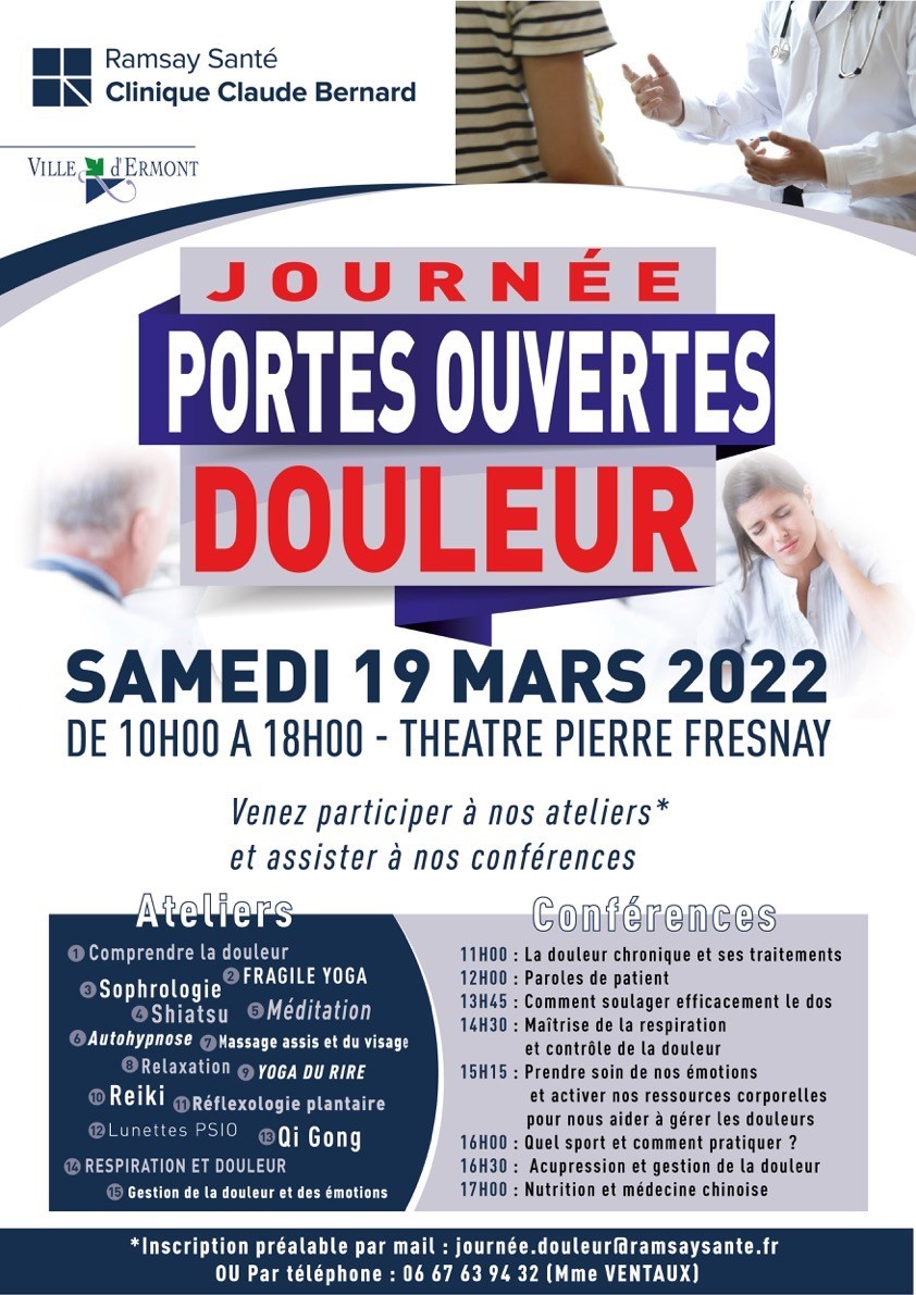 Portes ouvertes douleur - Ermont 2022