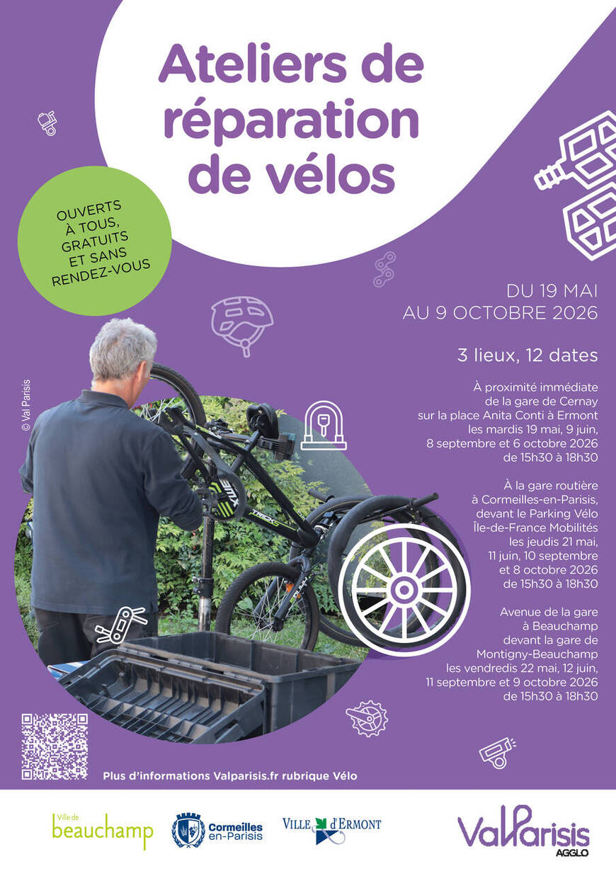Ateliers de r&eacute;paration de v&eacute;los