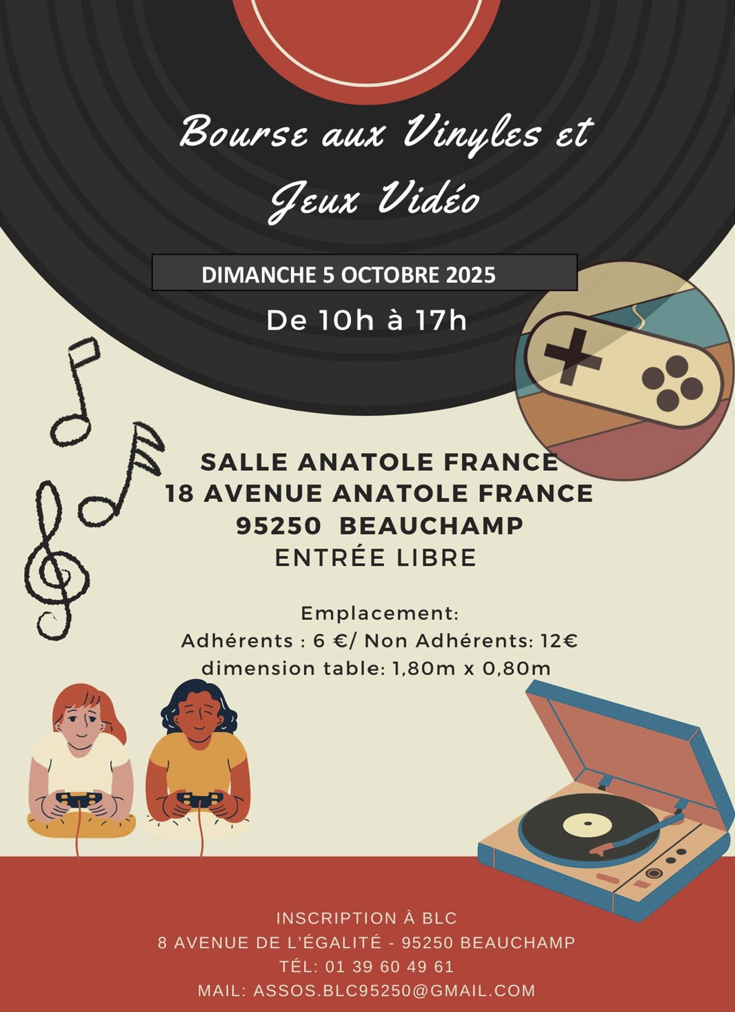 Bourse aux vinyles Beauchamp 2025