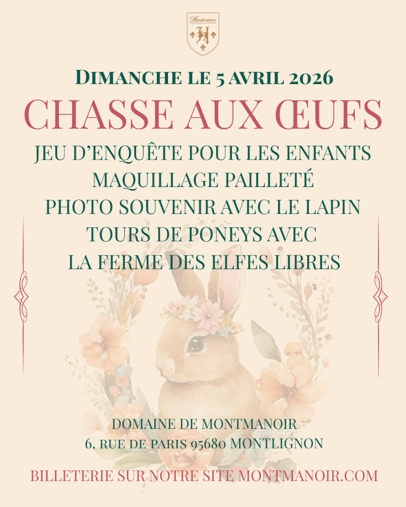 Chasse aux oeufs Montmanoir - Montlignon - 5 avril 2026