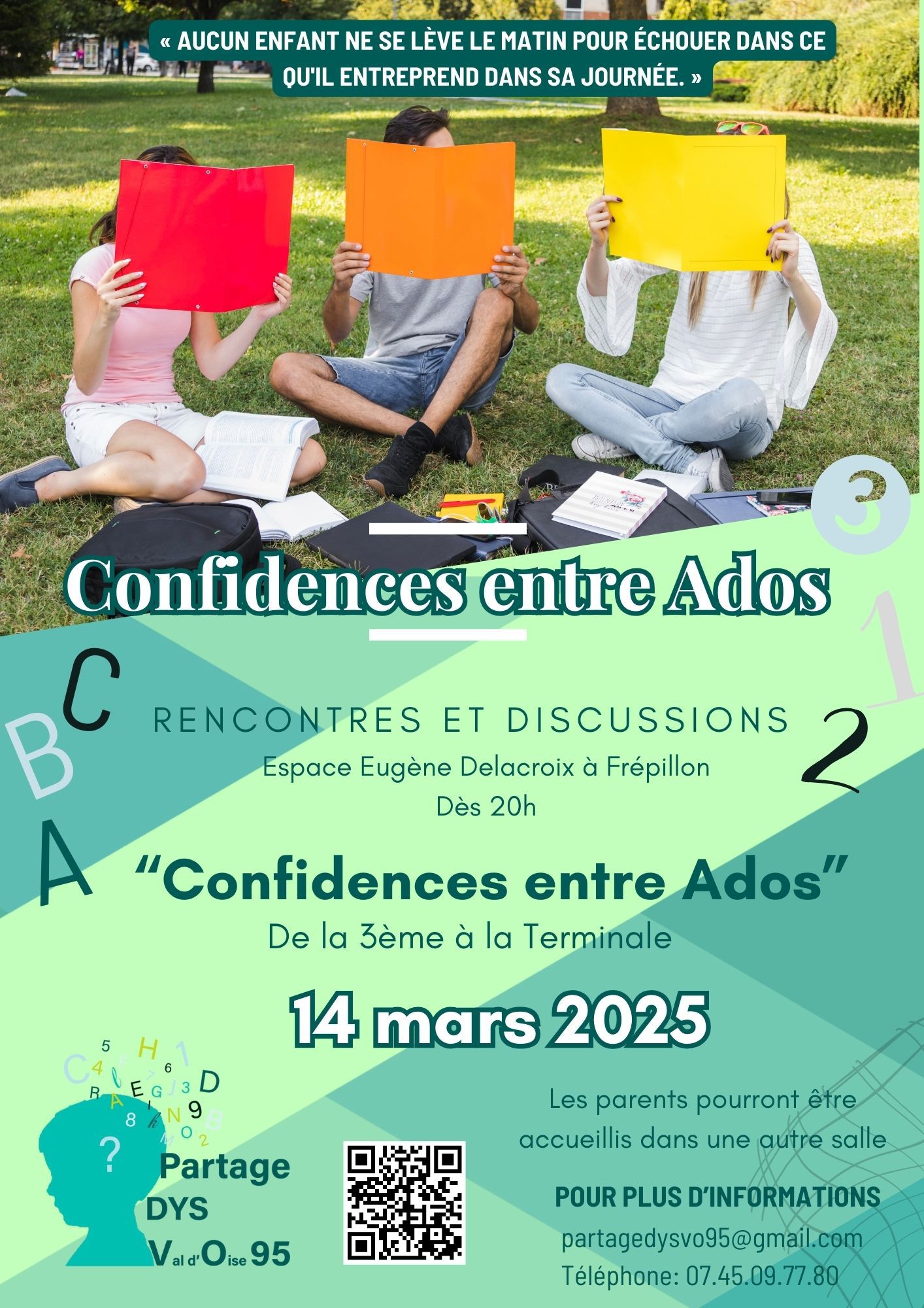 Confidences entre ados - Frépillon