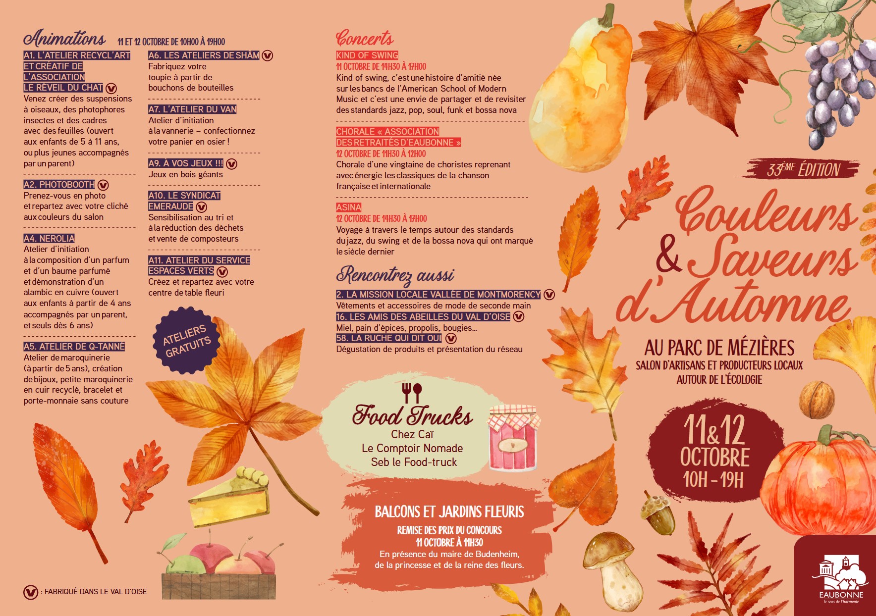 Couleurs et Saveurs d'Automne Eaubonne - 2025