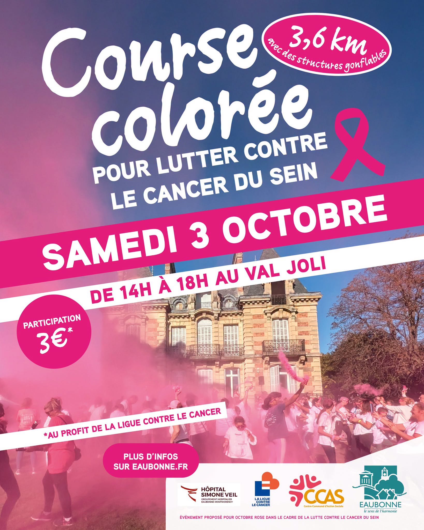 Course color&eacute;e Eaubonne 2026