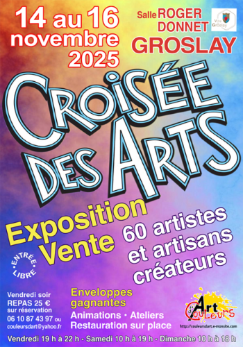 Croisée des Arts - Groslay - Du 14 au 16 novembre 2025 Croisée des Arts - Groslay - Du 14 au 16 novembre 2025