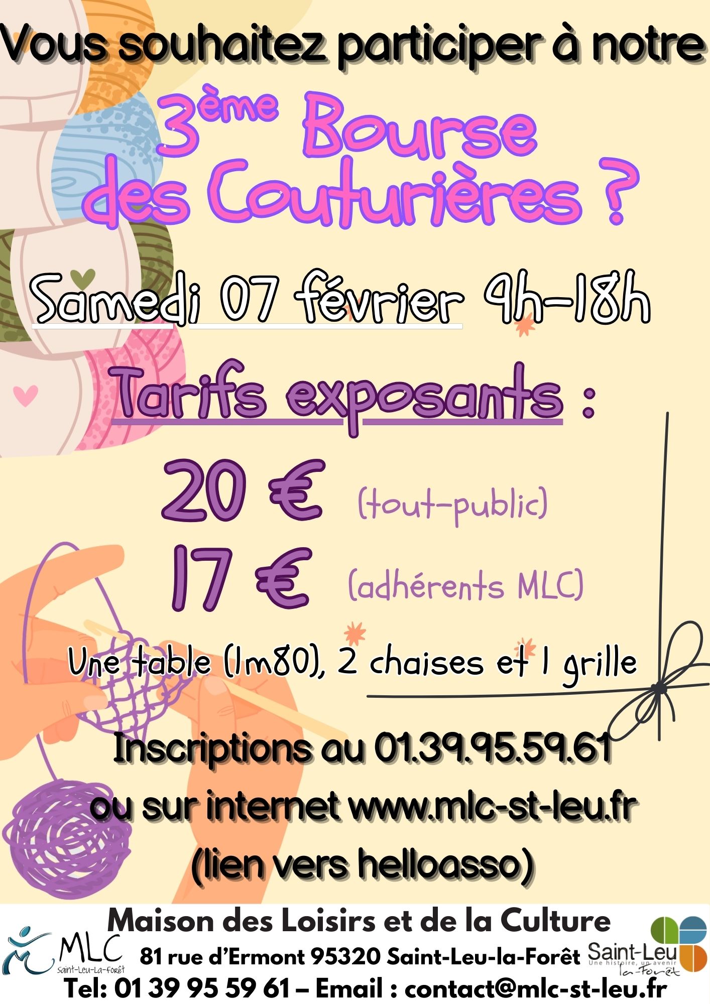 De fil en aiguille - Saint-Leu - 2026 De fil en aiguille - Saint-Leu - 2026