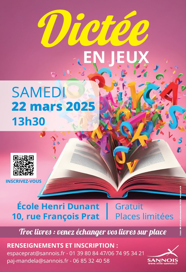 Dictée en jeux - Sannois - 22 mars 2025