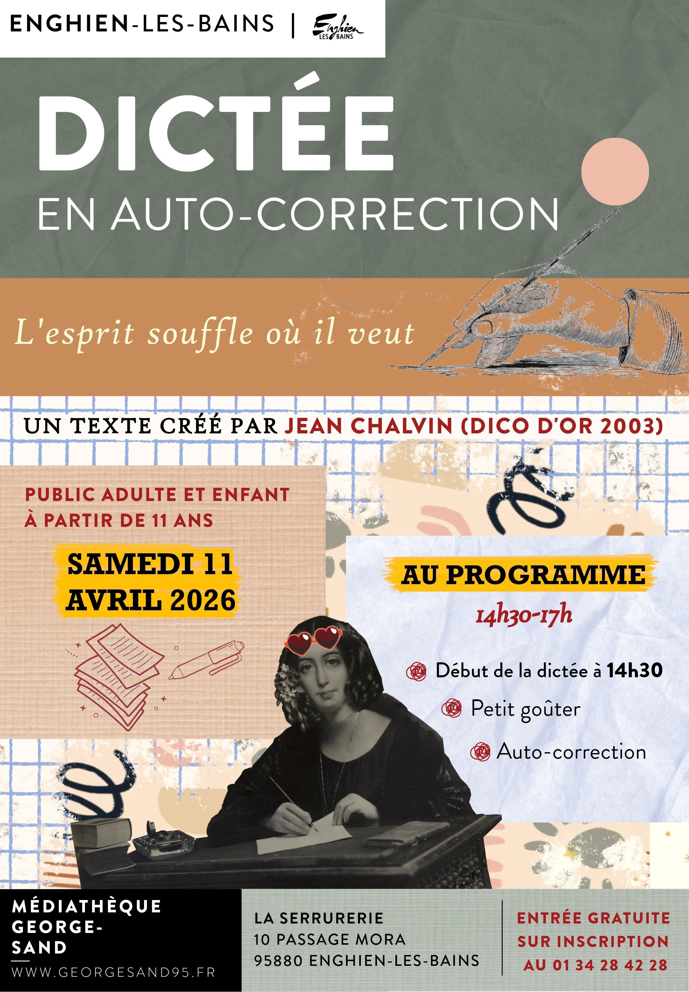 Dict&eacute;e &agrave; Enghien - 11 avril 2026