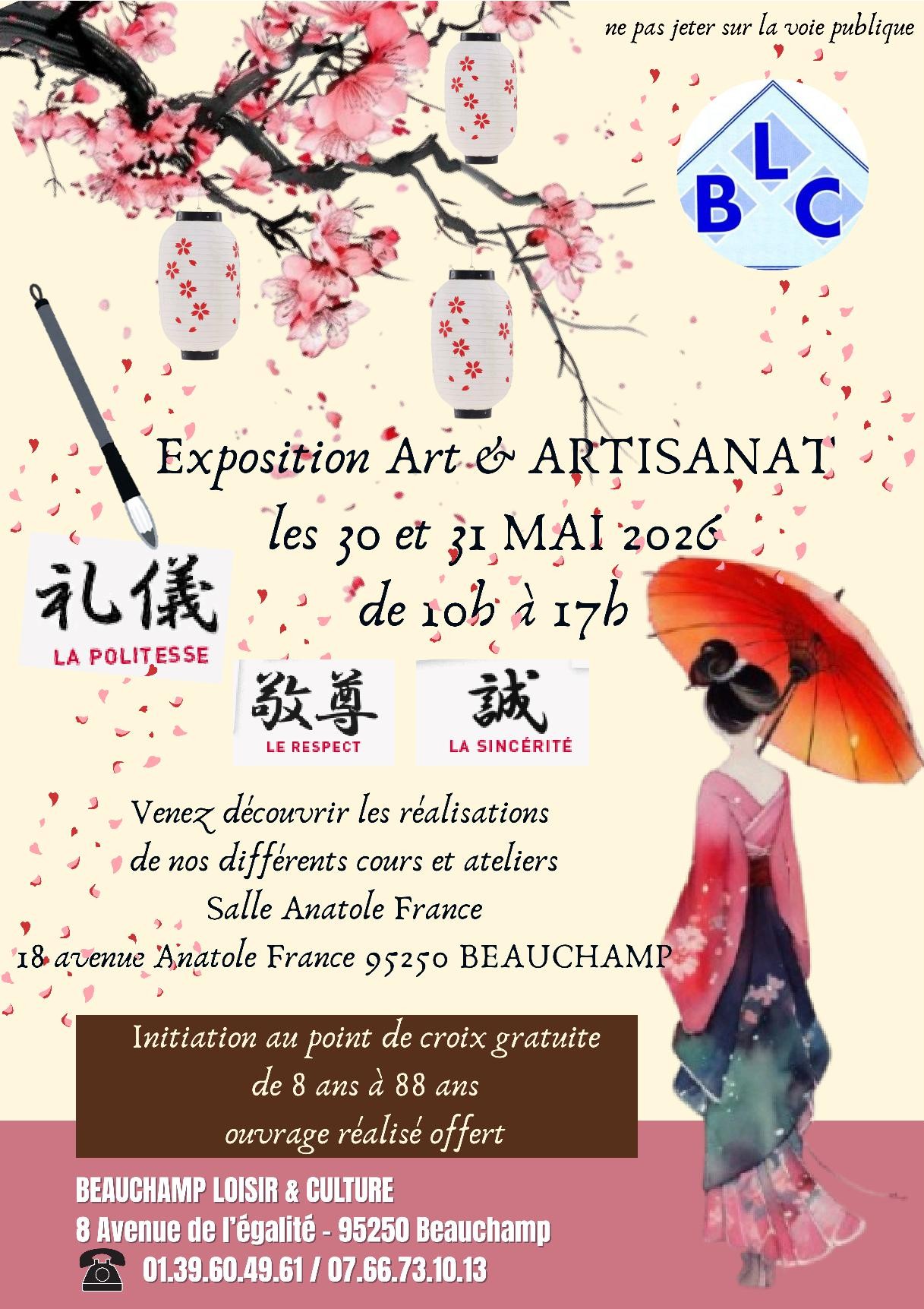 Expo Art Artisanat - Beauchamp - 2026