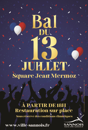 Bal 13 juillet 2025 Sannois