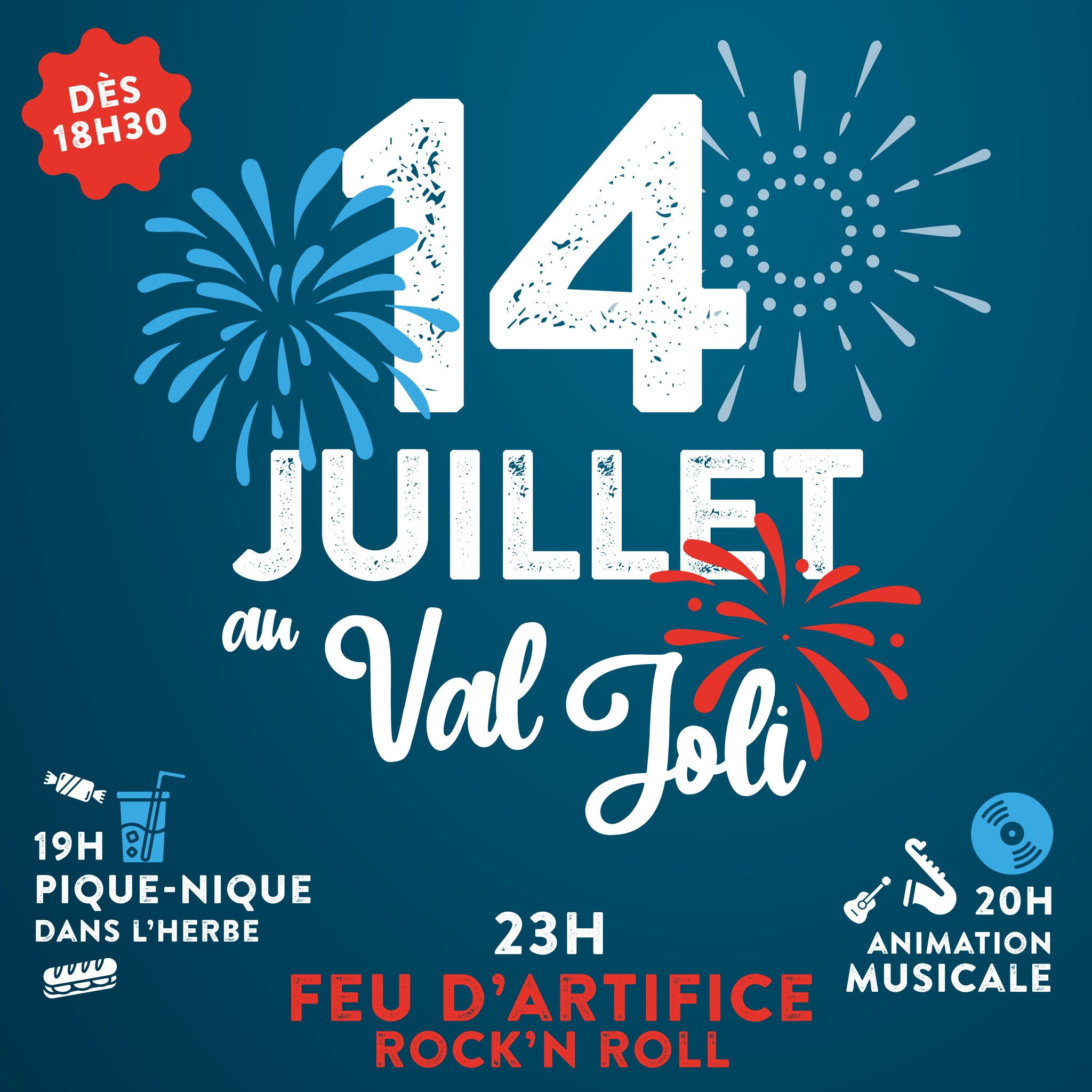 feu artifice Eaubonne - 2022