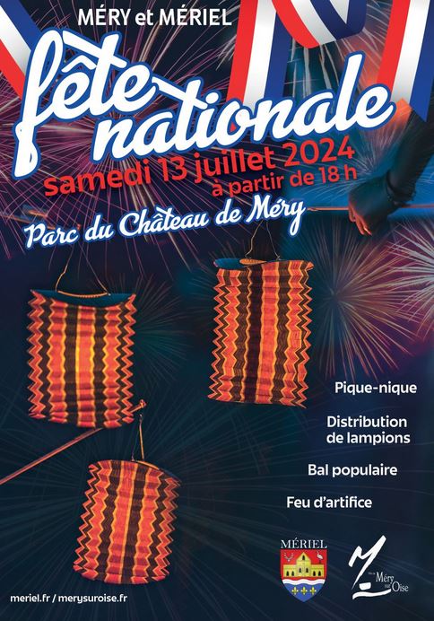 Fête nationale Méry-sur-Oise 2024