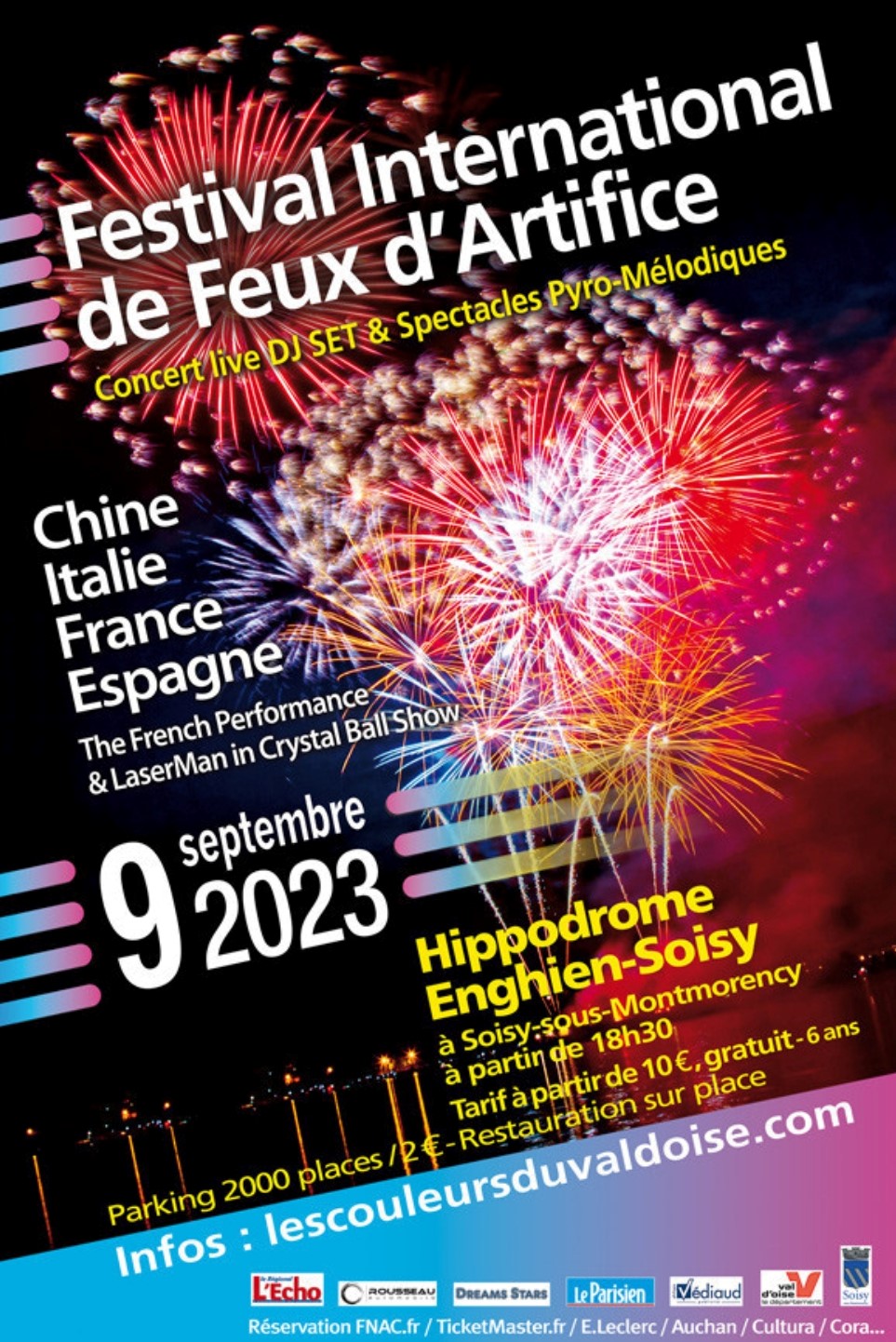 Festival Feux Artifice - 2023 - Hippodrome Enghien-Soisy