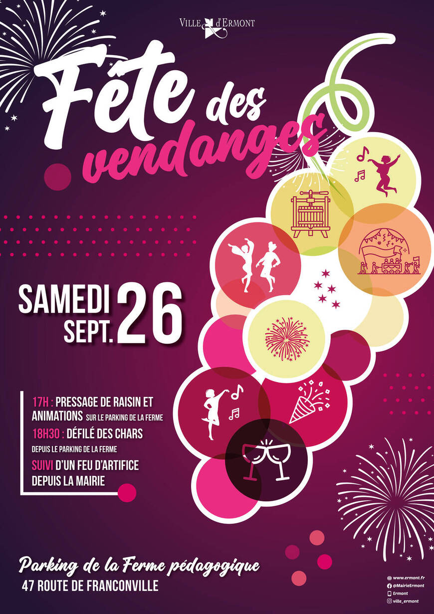 F&ecirc;te des vendanges Ermont 2026