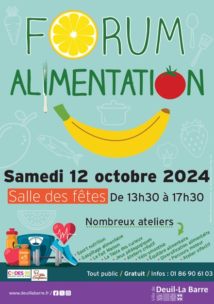 Forum Alimentation - Deuil-la-Barre - 12 octobre 2024