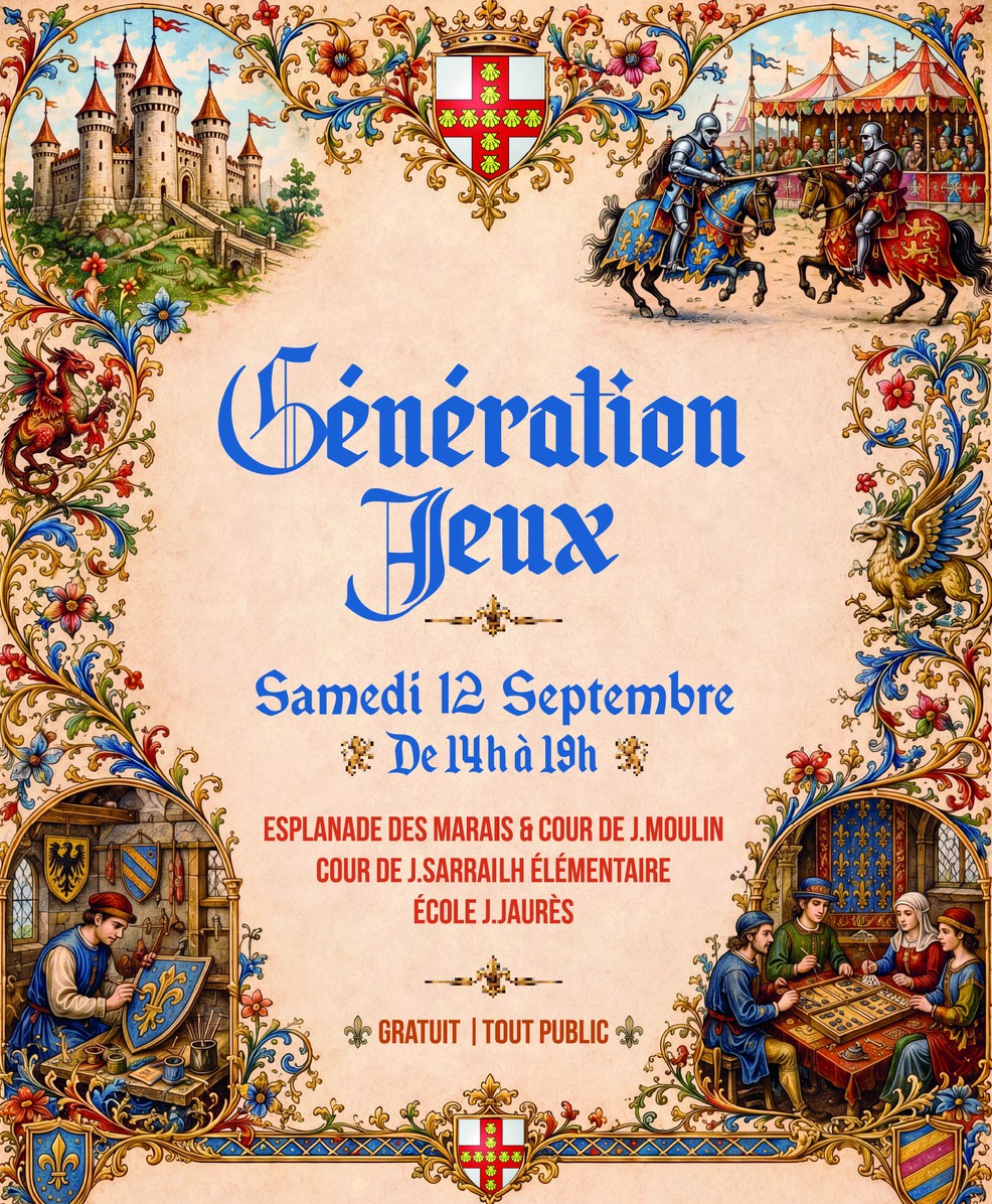 G&eacute;n&eacute;ration jeux - Saint-Gratien - 2026