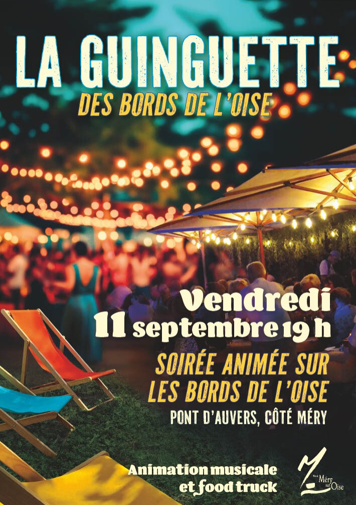 La guinguette des bords de l'Oise - 11 septembre 2026