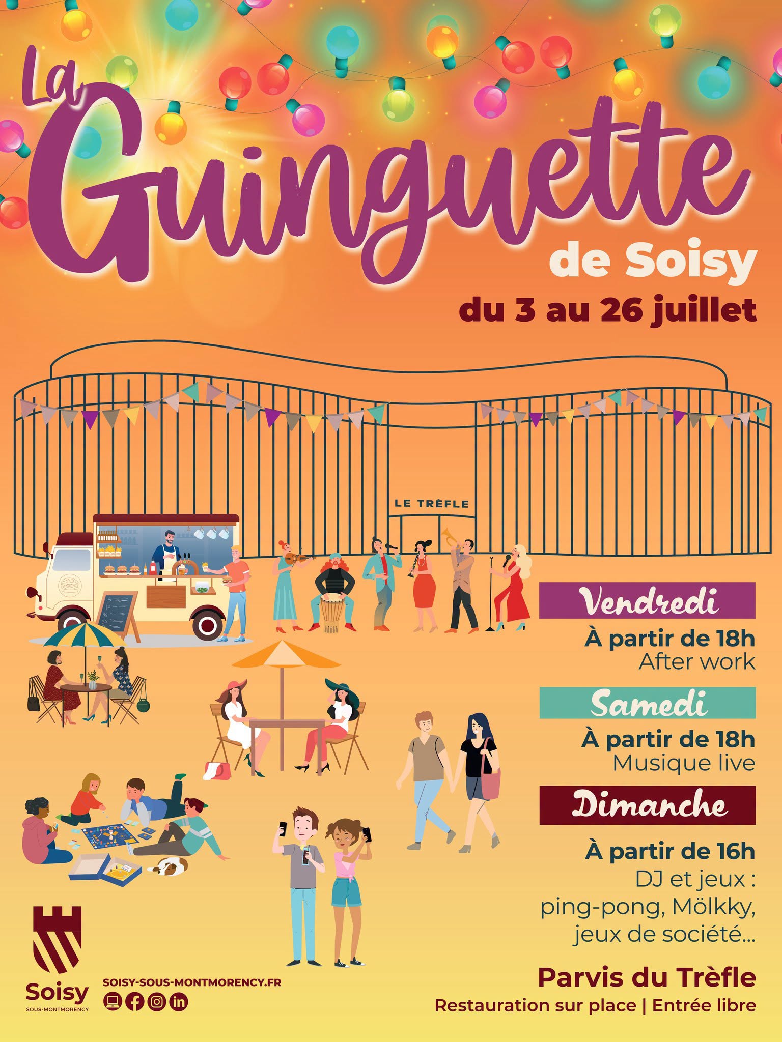 La Guinguette de Soisy - Juillet 2026