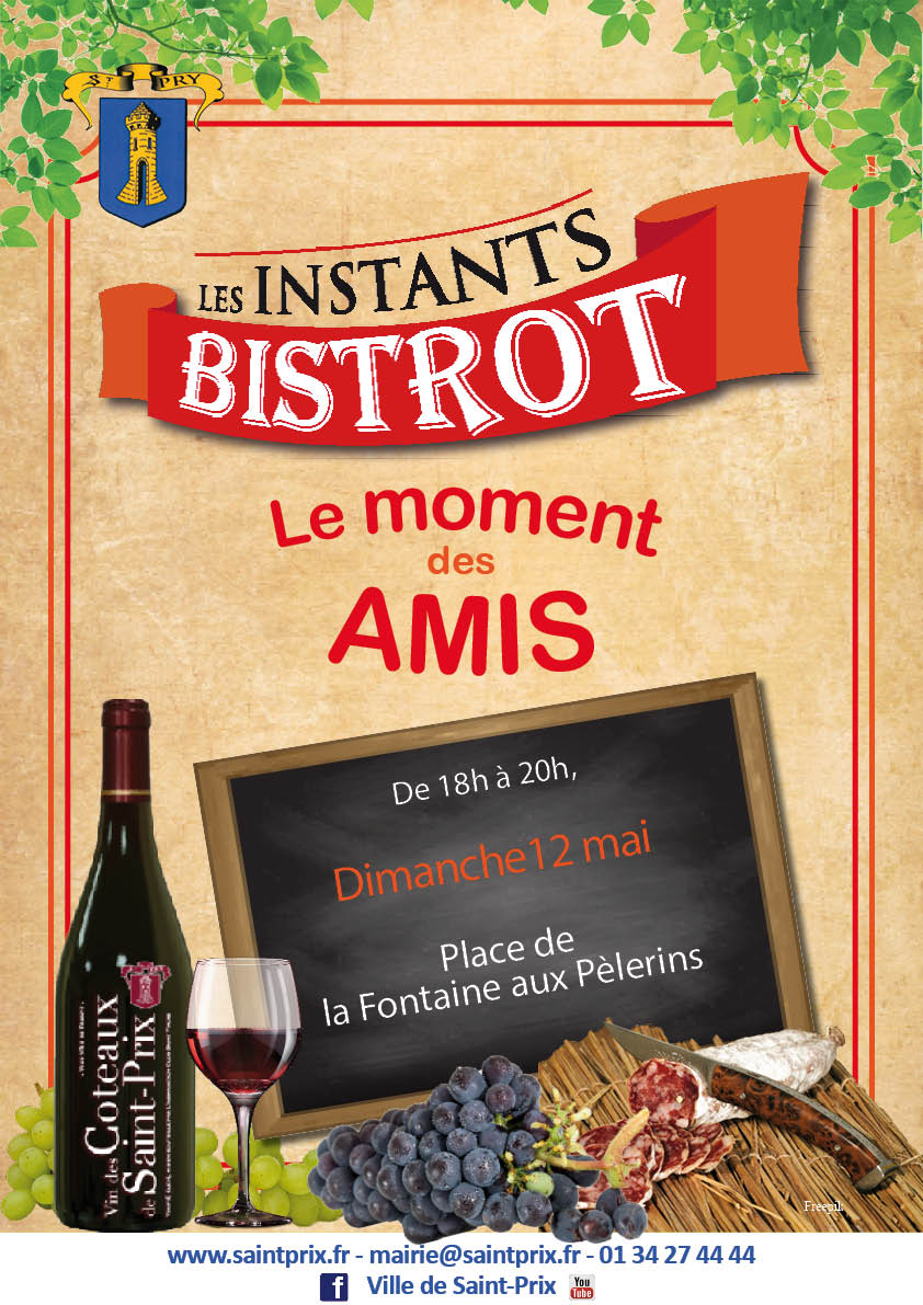 Instants Bistrot à Saint-Prix 12 mai 2019