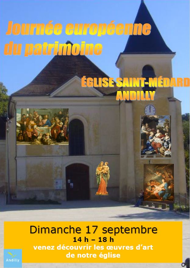Eglise Saint-Médard - Andilly