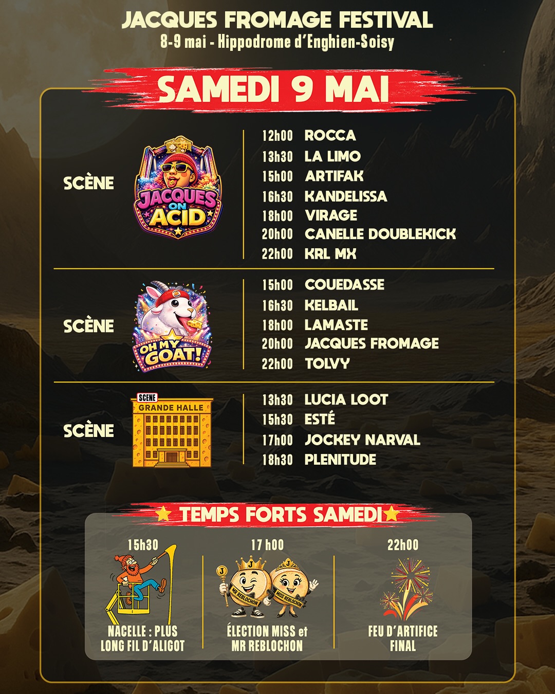 Jacques Fromage Festival - 2026 - Hippodrome Soisy Enghien