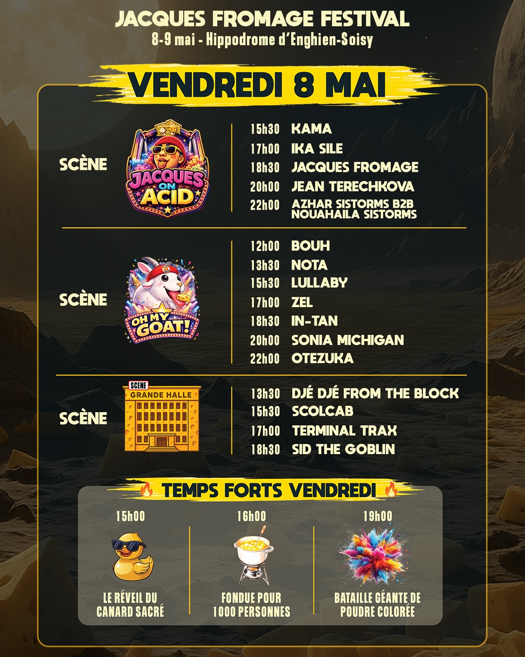 Jacques Fromage Festival - 2026 - Hippodrome Soisy Enghien