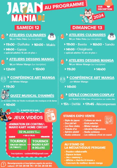 JAPAN MANIA programme 2024