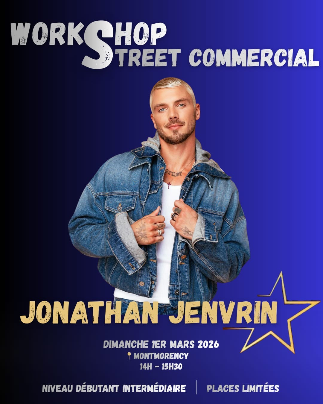 Workshop avec Jonathan Jenvrin - Montmorency - 1er mars 2026