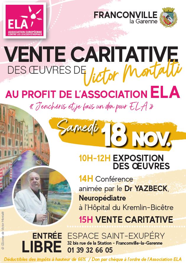 Ventre caritative des oeuvres de Victor Montalti
