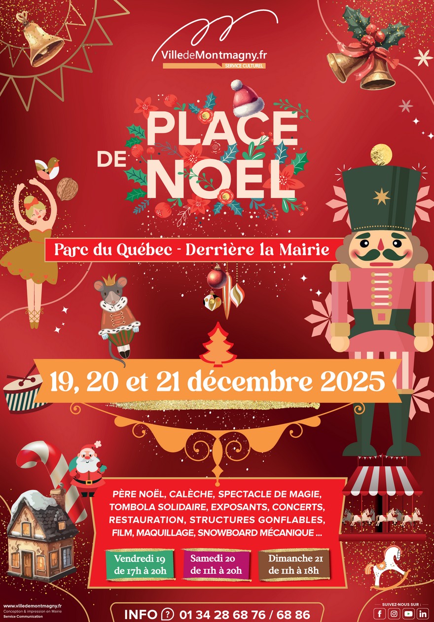 Place de No&euml;l &agrave; Montmagny - 2025