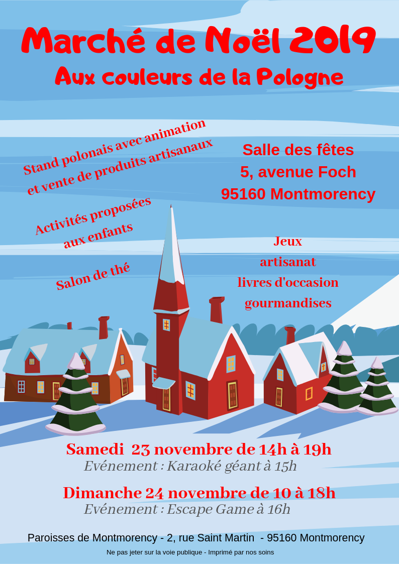 Marché de Noël 2019 à Montmorency