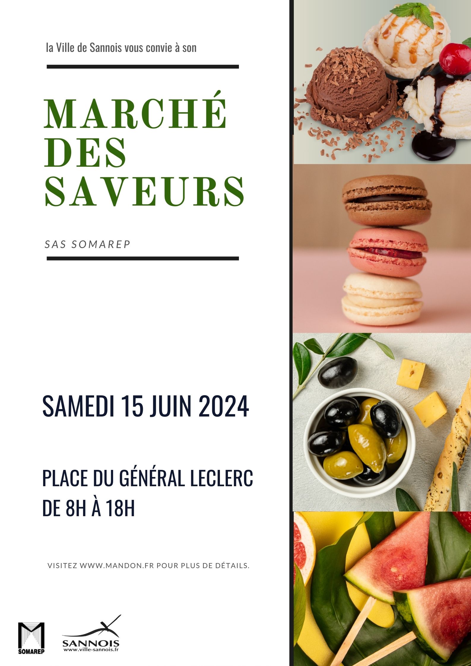 Marché des saveurs - 15 juin 2024 - Sannois