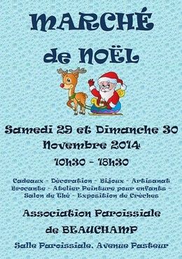 MARCHE DE NOEL PAROISSE BEAUCHAMP