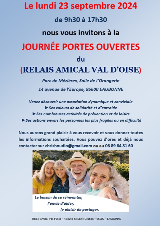 Portes Ouvertes Relais Amical Val d'Oise - 2024