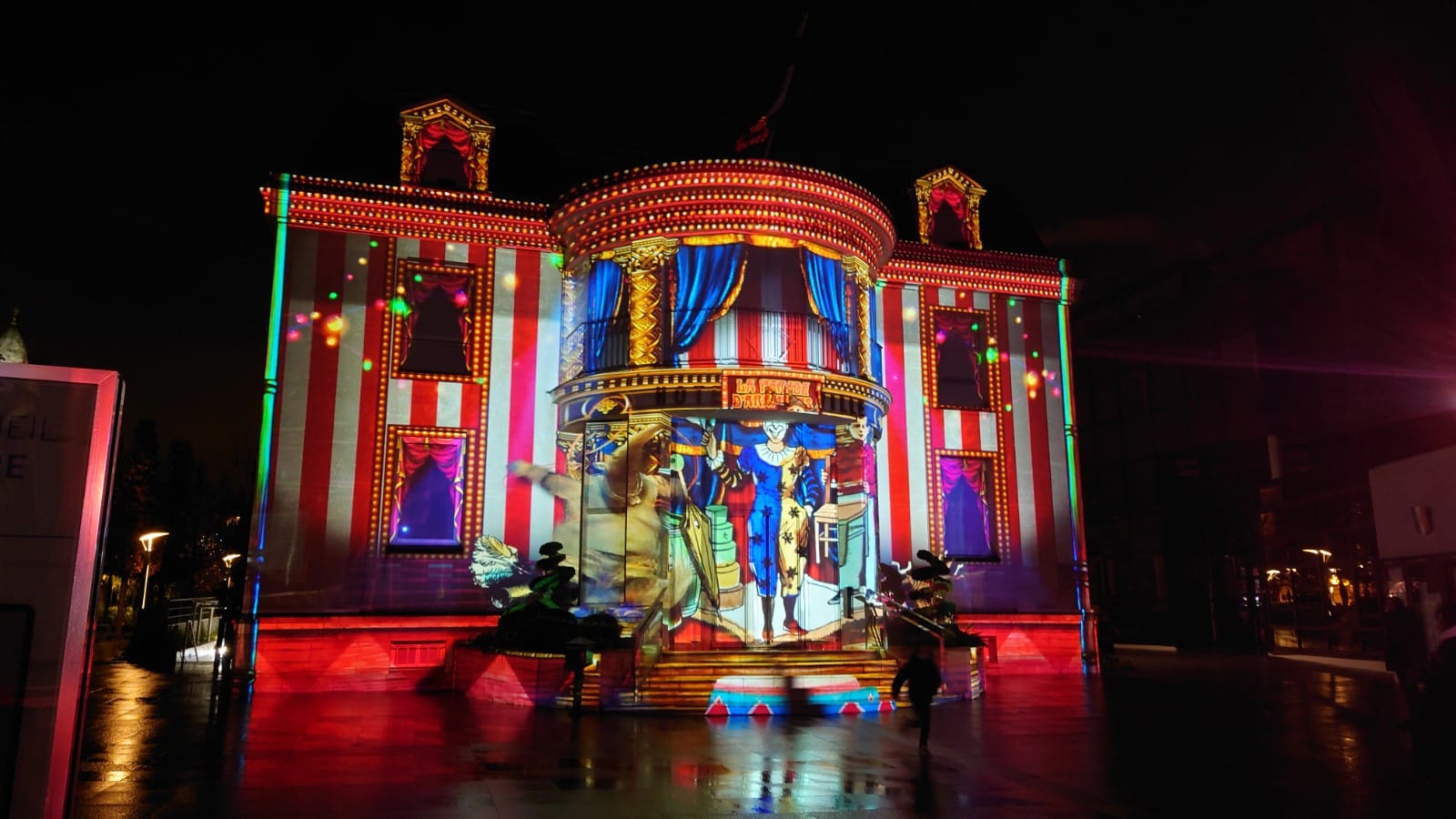 Projections monumentales Enghien 2021 (Photo Marc Cassan)