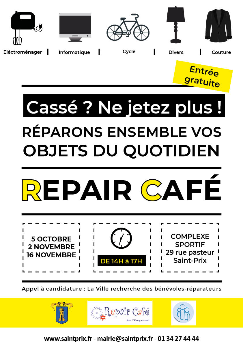 Repair Café à Saint-Prix