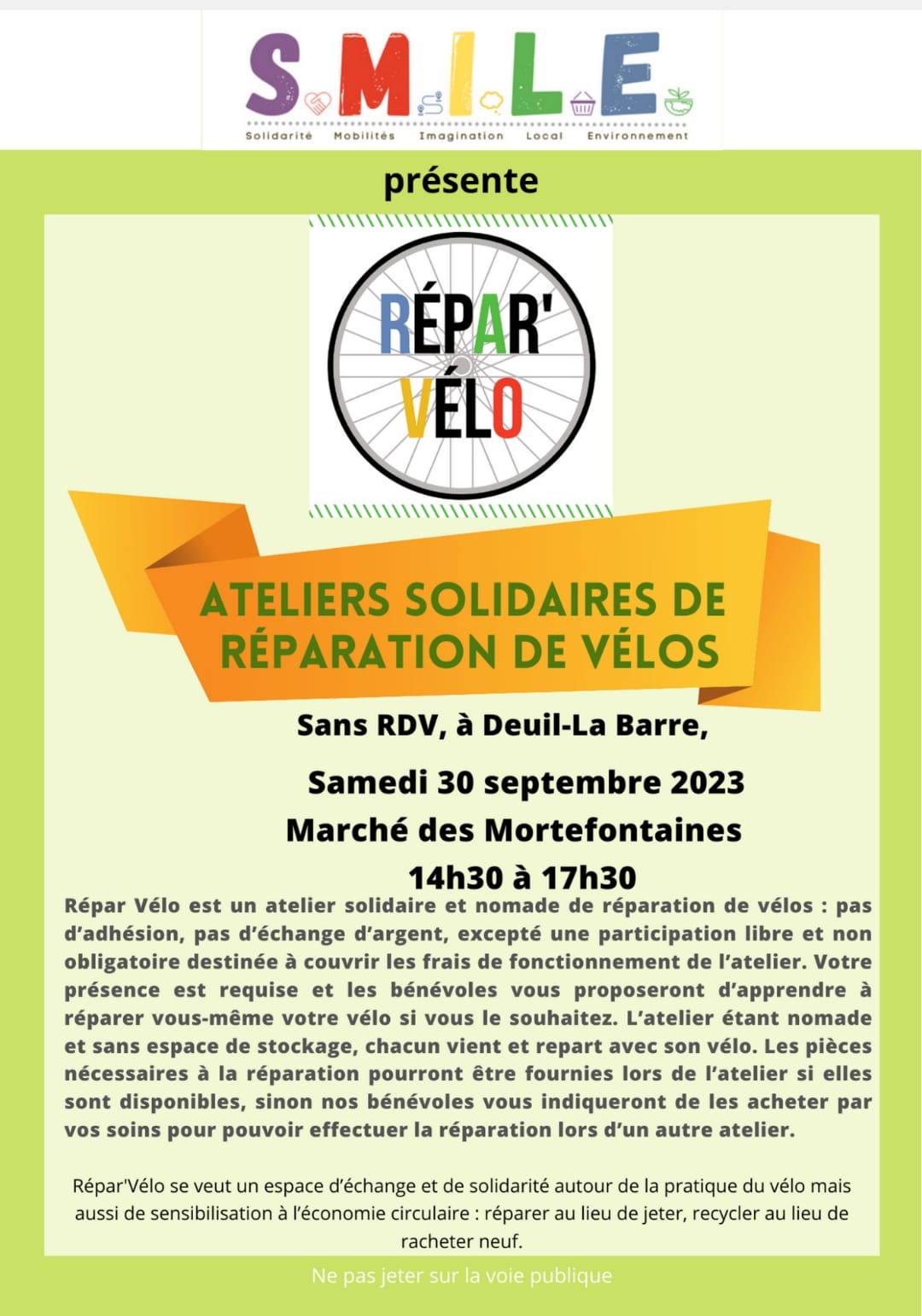 REPAR'VELO - Deuil-la-Barre