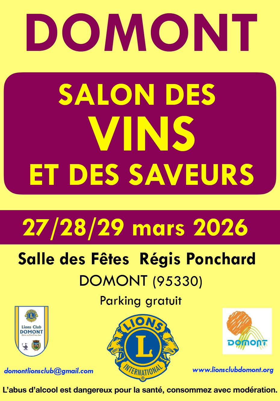 Salon des vins et des saveurs - Domont 2026