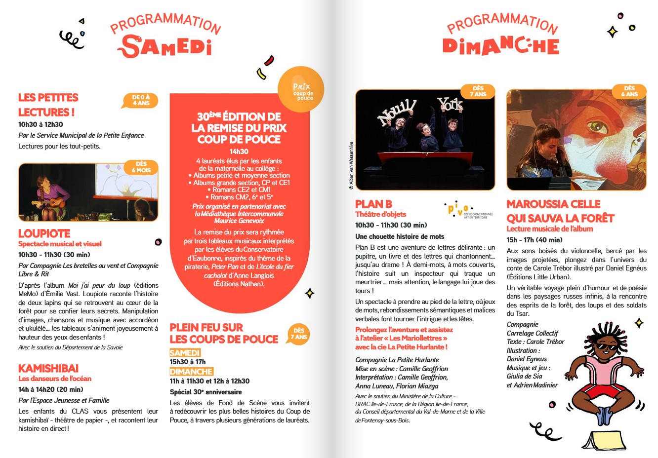 Programme Salon du Livre Jeunesse Eaubonne 2026