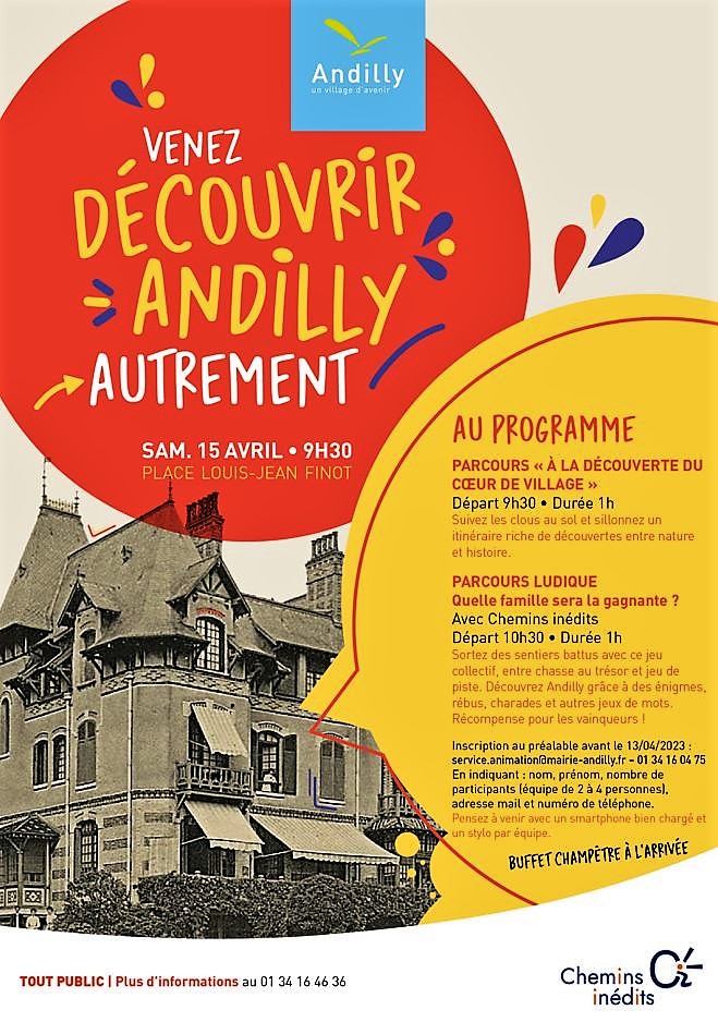 Andilly autrement : deux parcours