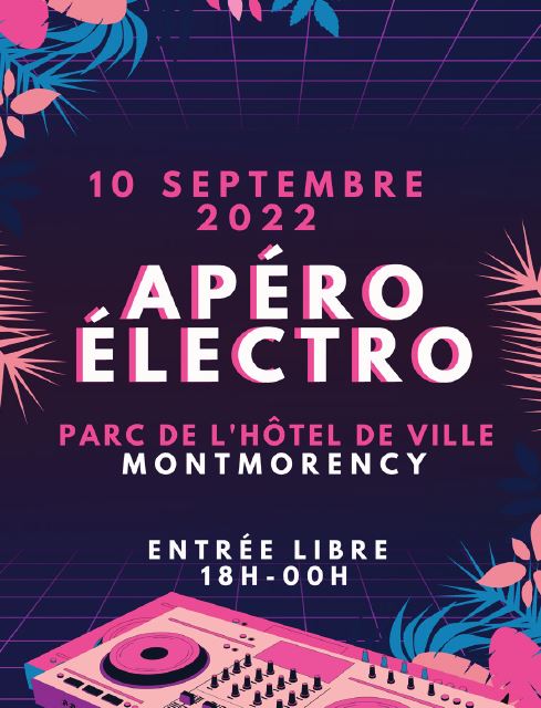 Apero electro - 2022 - Montmorency