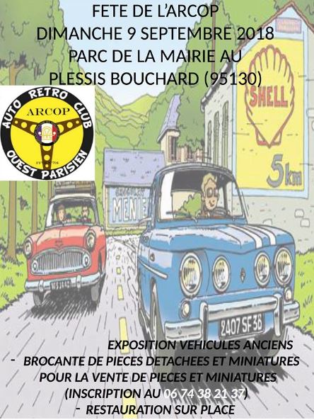 Fête de l'ARCOP - 9 septembre 2018