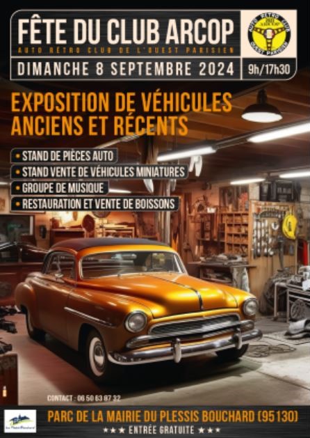 Fête de l'ARCOP - Plessis-Bouchard - 8 septembre 2024