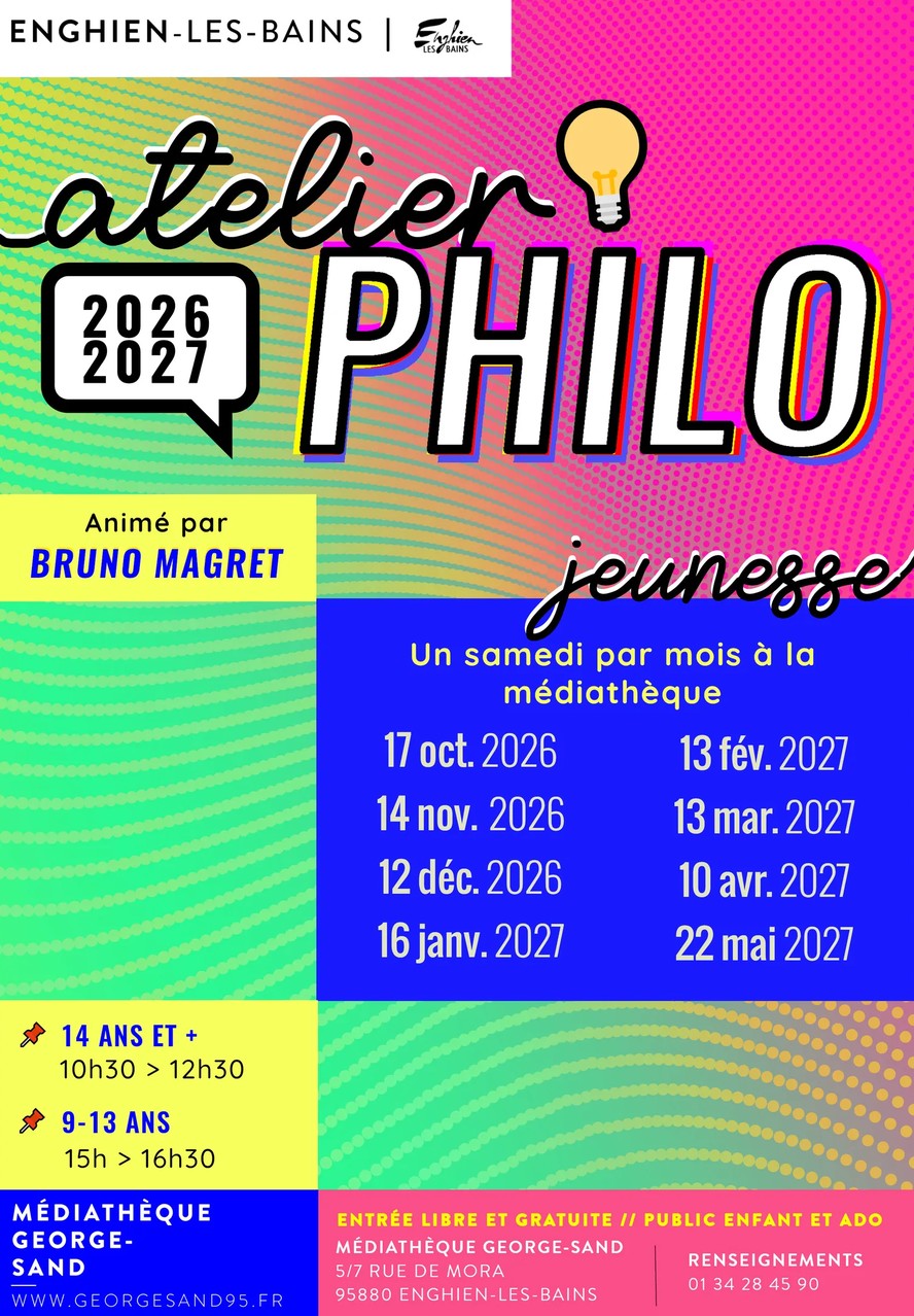 Atelier Philo Jeunesse - Enghien - 2026 - 2027