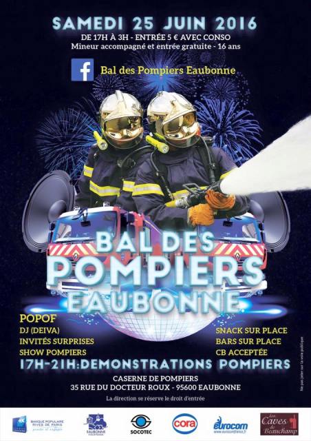 BAL DES POMPIERS 2016 EAUBONNE