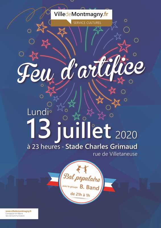 Feu artifice Montmagny 2020