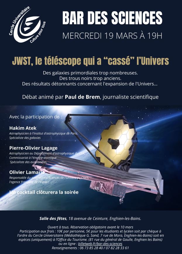 Bar des sciences - Enghien - 19 mars 2025